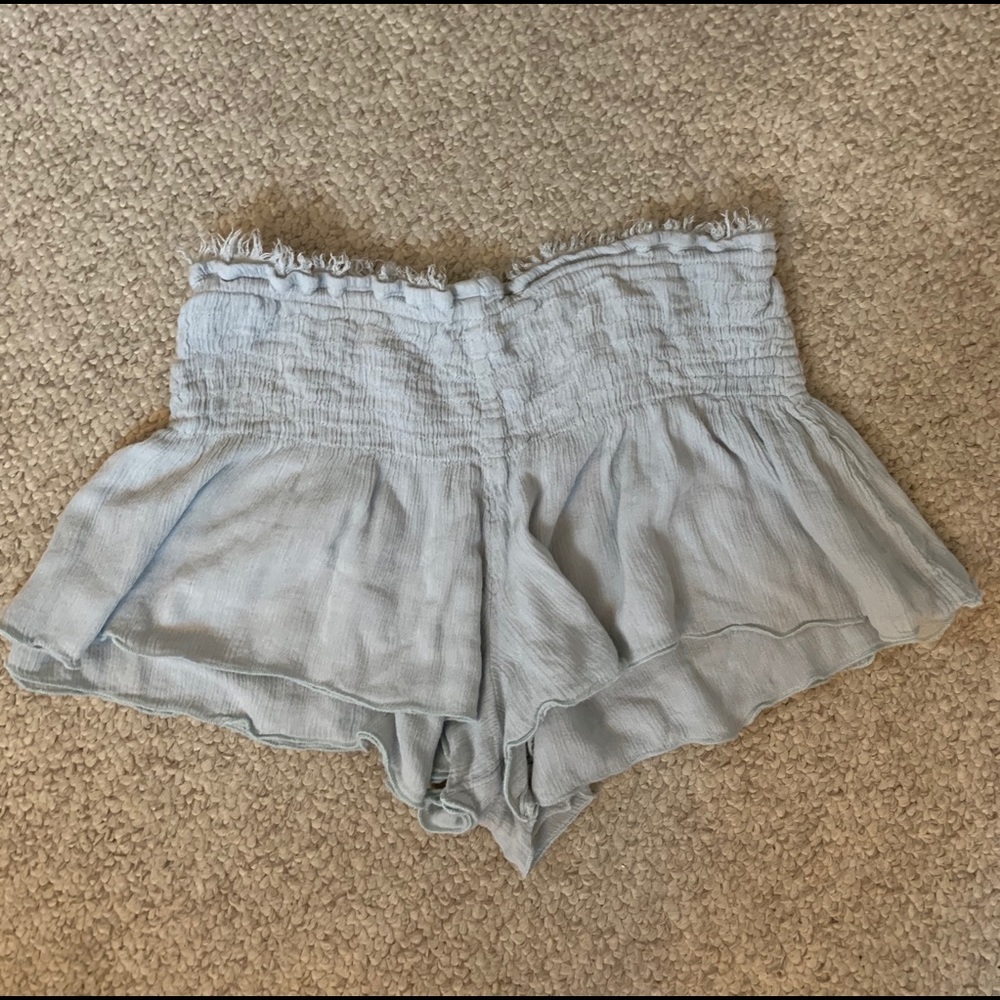 Free People Smocked Flowy Shorts